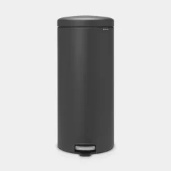 Brabantia newIcon pedaalemmer 30 liter met kunststof binnenemmer Mineral Infinite Grey