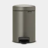 Brabantia NewIcon Pedaalemmer 3L Platinum