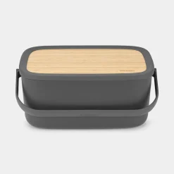 Brabantia Nic Broodtrommel Dark Grey