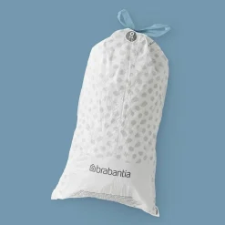 Brabantia PerfectFit afvalzakken met trekbandsluiting, dispenser pack Code O, 30L, 40 stuks