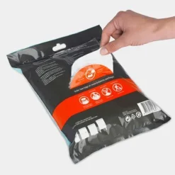 Brabantia PerfectFit afvalzakken met trekbandsluiting, dispenser pack Code O, 30L, 40 stuks
