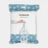 Brabantia PerfectFit afvalzakken met trekbandsluiting, dispenser pack Code O, 30L, 40 stuks