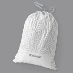 Brabantia PerfectFit afvalzakken met trekbandsluiting, dispenser pack Code H, 50-60L, 40 stuks / pcs