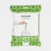 Brabantia PerfectFit afvalzakken met trekbandsluiting, dispenser pack Code G, 23-30L, 40 stuks