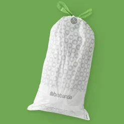 Brabantia PerfectFit afvalzakken met trekbandsluiting, dispenser pack Code G, 23-30L, 40 stuks