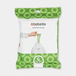 Brabantia PerfectFit afvalzakken met trekbandsluiting, dispenser pack Code G, 23-30L, 40 stuks