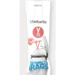 Brabantia PerfectFit Vuilniszakken Code V (3L) 20st