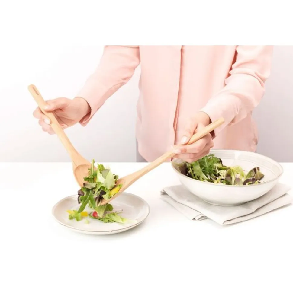 Brabantia Profile Beukenhouten slabestek 30,4cm set van 2