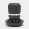 Brabantia Sink Side afwasborstel met zeepreservoir Dark Grey