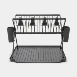 Brabantia Sink Side inklapbaar afdruiprek Dark Grey