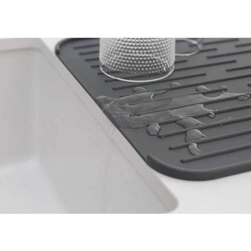 Brabantia SinkSide Afdruipmat Silicone 44x32cm Dark Grey