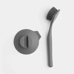Brabantia SinkSide Afwasborstel met zuignaphouder Dark Grey