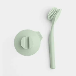 Brabantia SinkSide afwasborstel met zuignaphouder Jade Green