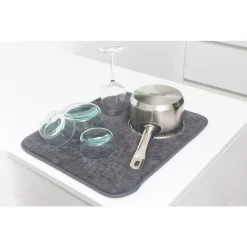 Brabantia SinkSide Microvezel afdruipmat 47X40cm Dark Grey