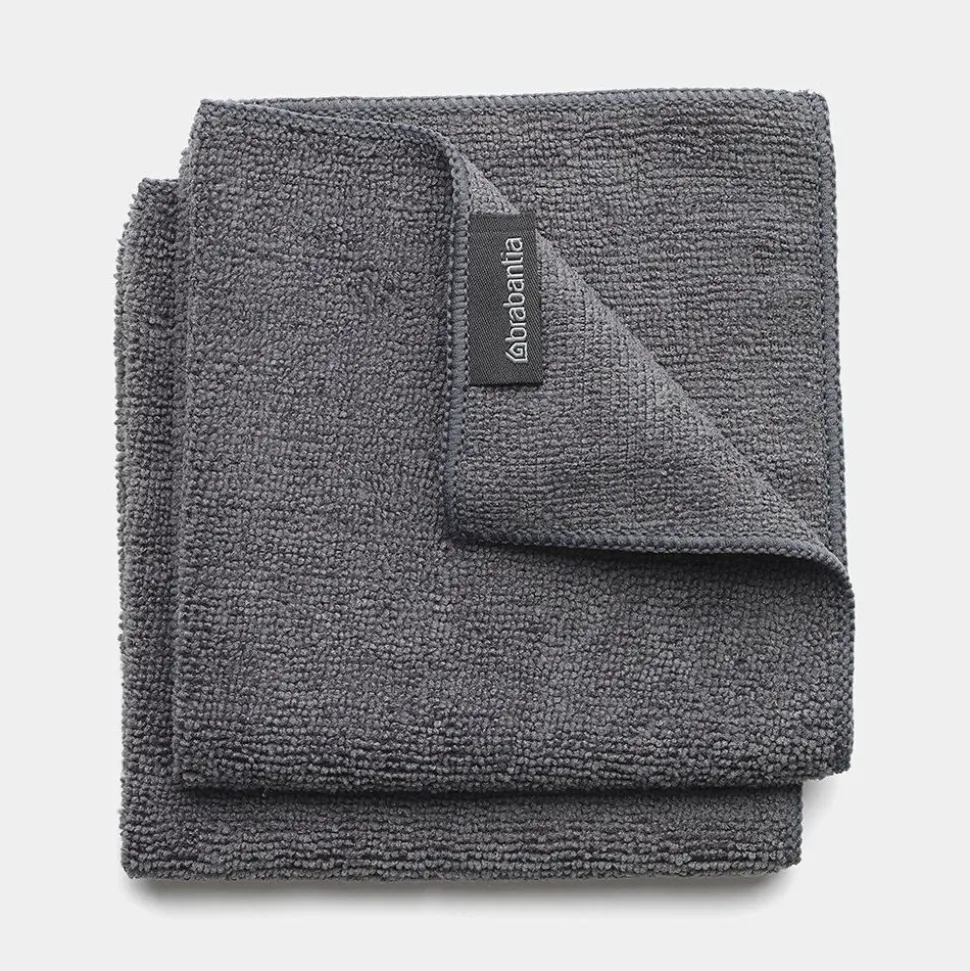 Brabantia SinkSide Microvezel Schoonmaakdoekjes 2st Dark Grey