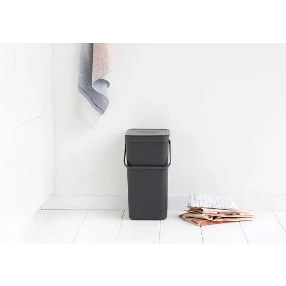 Brabantia Sort & Go Afvalemmer 16L Grijs