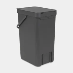 Brabantia Sort & Go Afvalemmer 16L Grijs