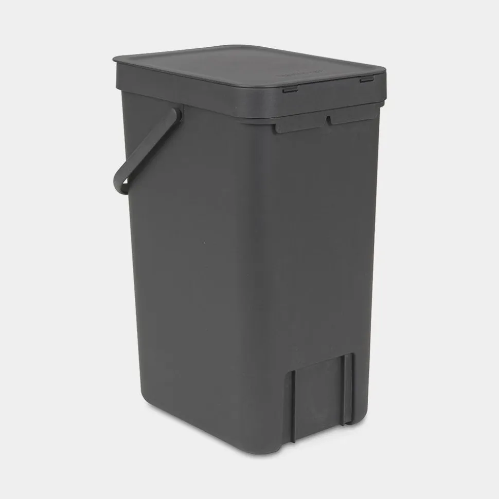 Brabantia Sort & Go Afvalemmer 16L Grijs