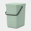Brabantia Sort & Go afvalemmer 25 liter Jade Green