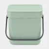 Brabantia Sort & Go afvalemmer 6 liter Jade Green