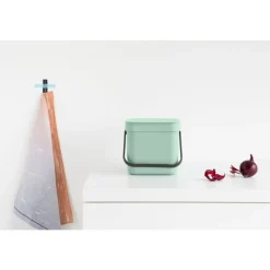 Brabantia Sort & Go afvalemmer 6 liter Jade Green