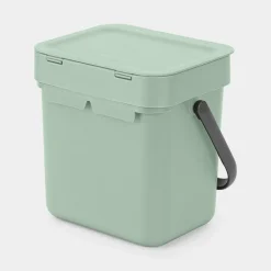 Brabantia Sort & Go afvalemmer 6 liter Jade Green