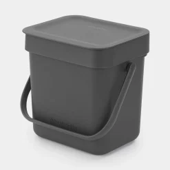 Brabantia Sort & go Afvalemmer 3L Grey