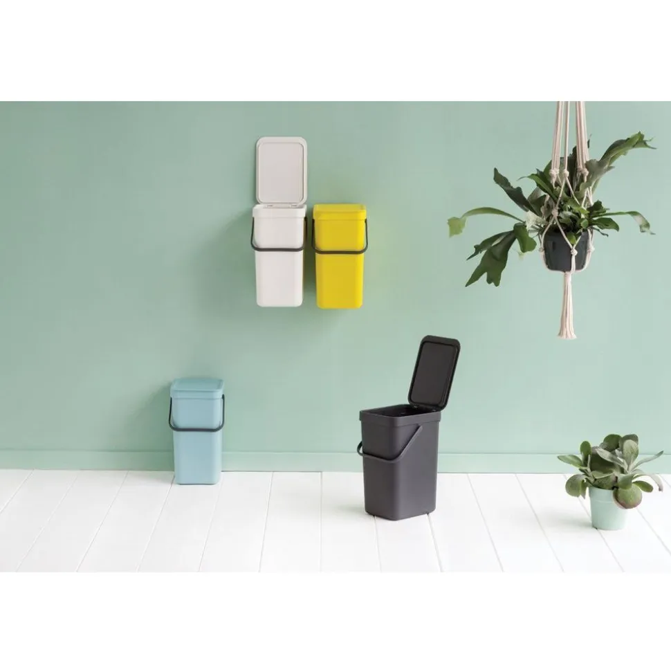Brabantia Sort & Go Afvalemmer 12L Grijs