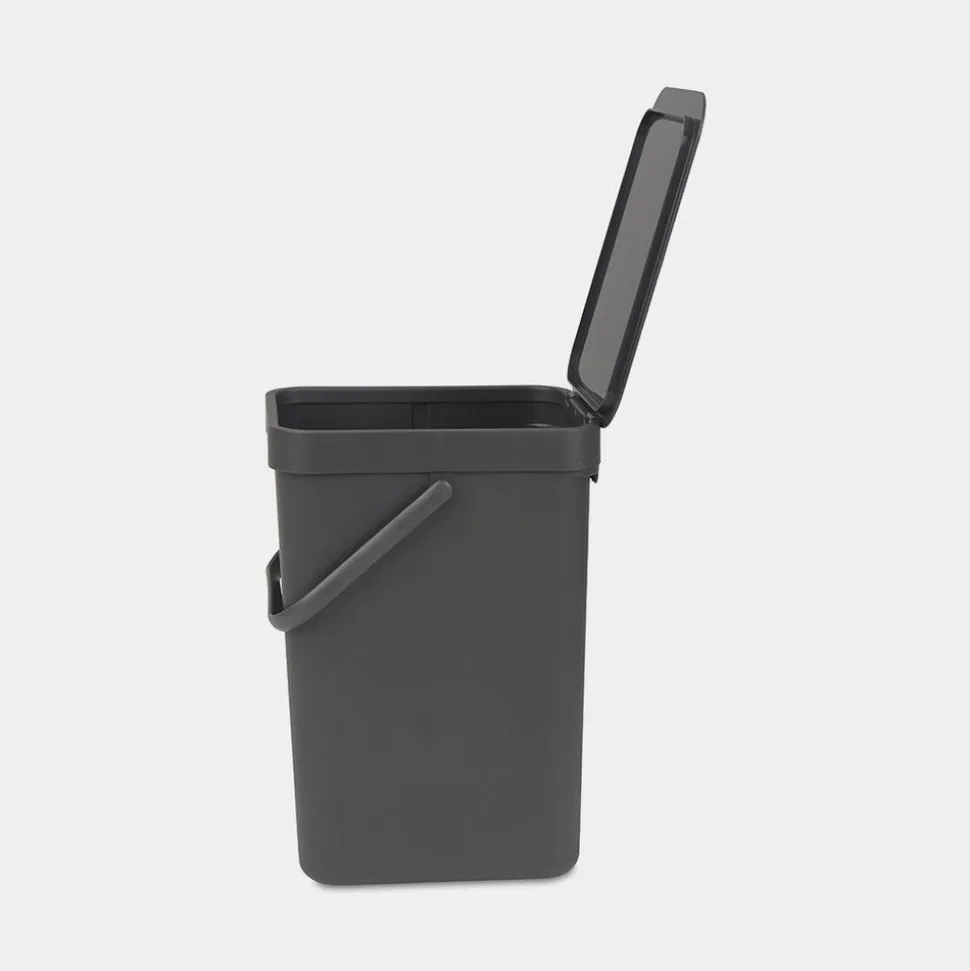 Brabantia Sort & Go Afvalemmer 12L Grijs