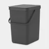 Brabantia Sort & Go Afvalemmer 25L Grey