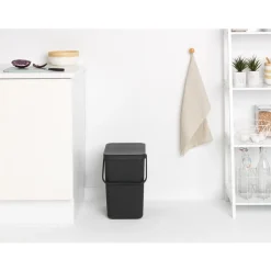 Brabantia Sort & Go Afvalemmer 25L Grey