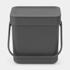 Brabantia Sort & go Afvalemmer 3L Grey