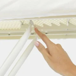 Brabantia Strijkplank B, 124 x 38 cm Met strijkijzerhouder Black 22 - Morning Breeze