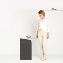 Brabantia Touch Bin afvalemmer 60 liter White