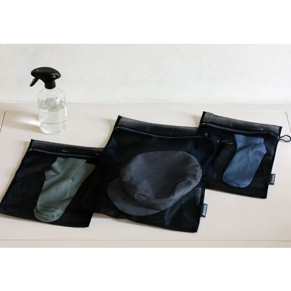 Brabantia Waszakjes in 2 maten, set van 5 Black