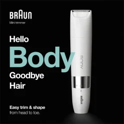 Braun BS1000 Mini Trimmer Wit