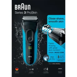 Braun Series 3 ProSkin 3040s Wet&Dry Blue