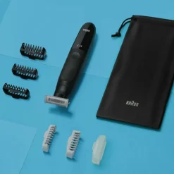 Braun XT3200 hybride trimmer Face & body met flexibel 4D-scheerblad, waterbestendig, 5 kammen