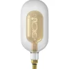 Calex SUNDSVALL LED FUSION BUISLAMP DG150GD 220-240V 3W 240LM E27 HELDER/GOUD 2200K DIMBAAR (2101001400)