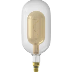 Calex SUNDSVALL LED FUSION BUISLAMP DG150GD 220-240V 3W 240LM E27 HELDER/GOUD 2200K DIMBAAR (2101001400)