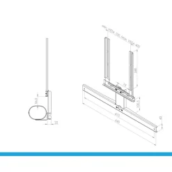 Cavus Soundbar Frame voor Sonos Arc Wit
