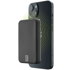 Cellularline Draadloze powerbank MAG 5000 Magsafe Zwart