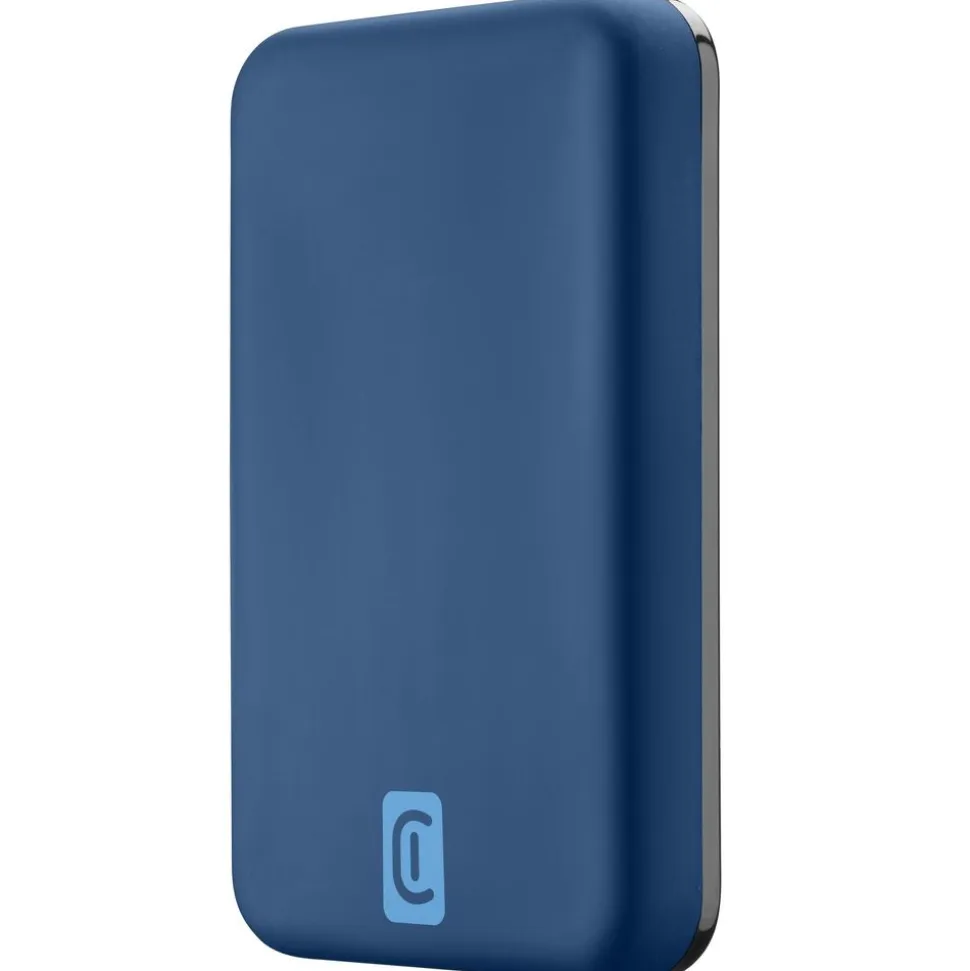 Cellularline Draadloze powerbank MAG 5000 Magsafe Blauw