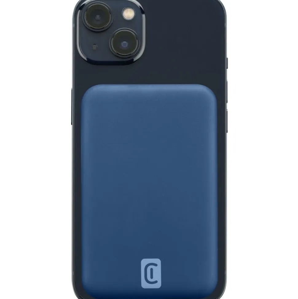 Cellularline Draadloze powerbank MAG 5000 Magsafe Blauw