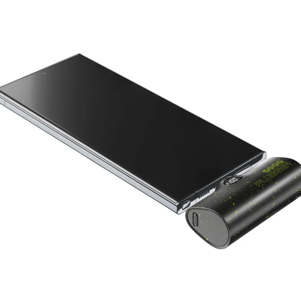 Cellularline Plugger Powerbank zonder kabel 5000MAh 20W PD USB-C Zwart