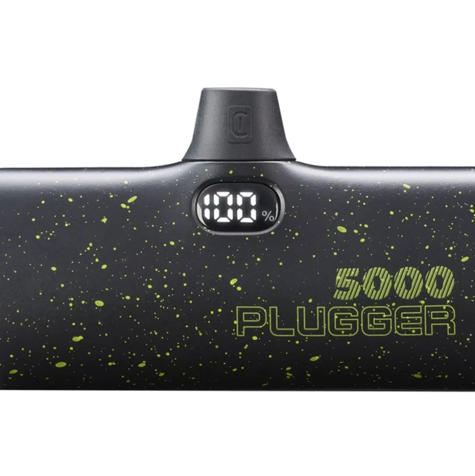 Cellularline Plugger Powerbank zonder kabel 5000MAh 20W PD USB-C Zwart