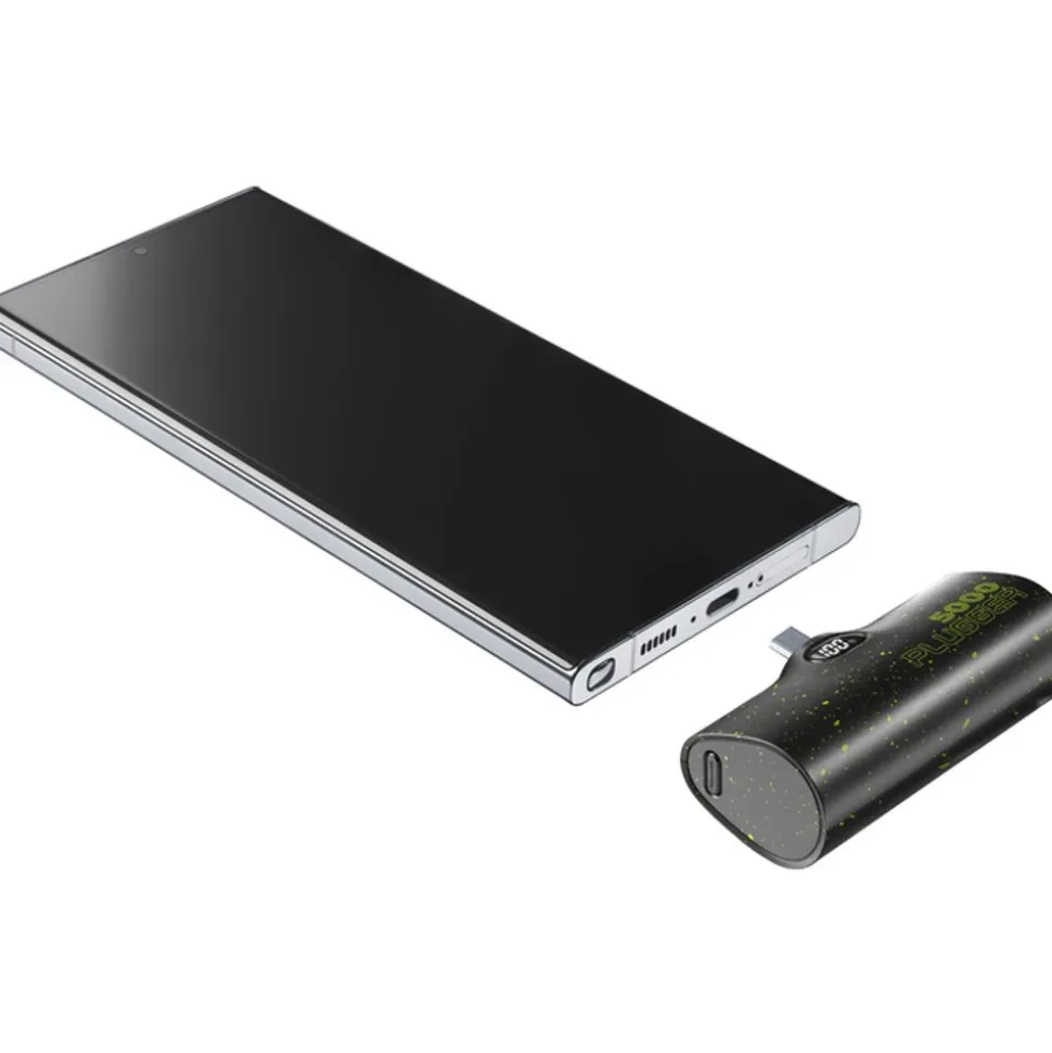 Cellularline Plugger Powerbank zonder kabel 5000MAh 20W PD USB-C Zwart