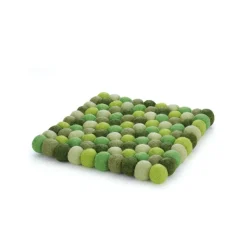 Cilio Lana onderzetter vierkant Verde