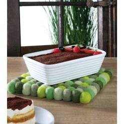 Cilio Lana onderzetter vierkant Verde