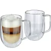 Cilio Veneto dubbelwandig Latte macchiato glas 0,3L 2delig